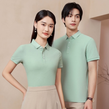 麒麟格翻领Polo衫