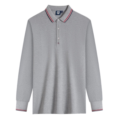 冰璃子长袖Polo衫