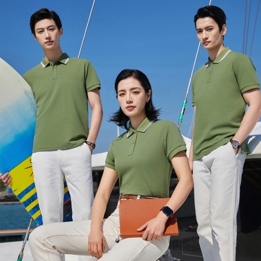 不变形记忆领Polo衫
