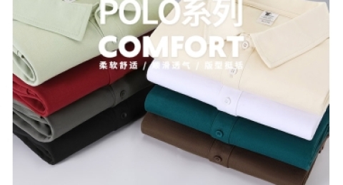 高档商务Polo衫简约刺绣log