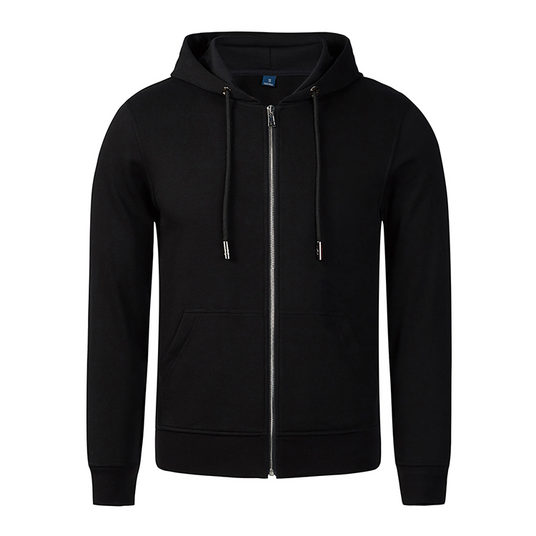 高档拉链连帽卫衣(图2)