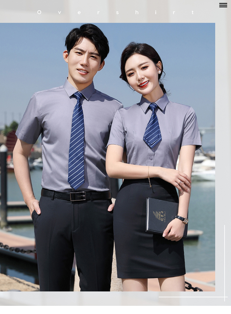 修身气质职业衬衫（男+女）(图5)